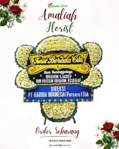 Papan Bunga Duka di Aribaya