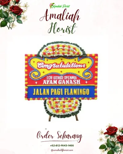 Bunga Papan Congratulation di Aribaya